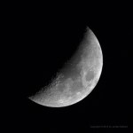 Photo: Waxing Gibbout Moon. Photo by James Guiilford.