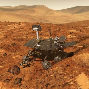 Artist's concept of the Spirit & Opportunity Mars Rovers. Image Credit: NASA