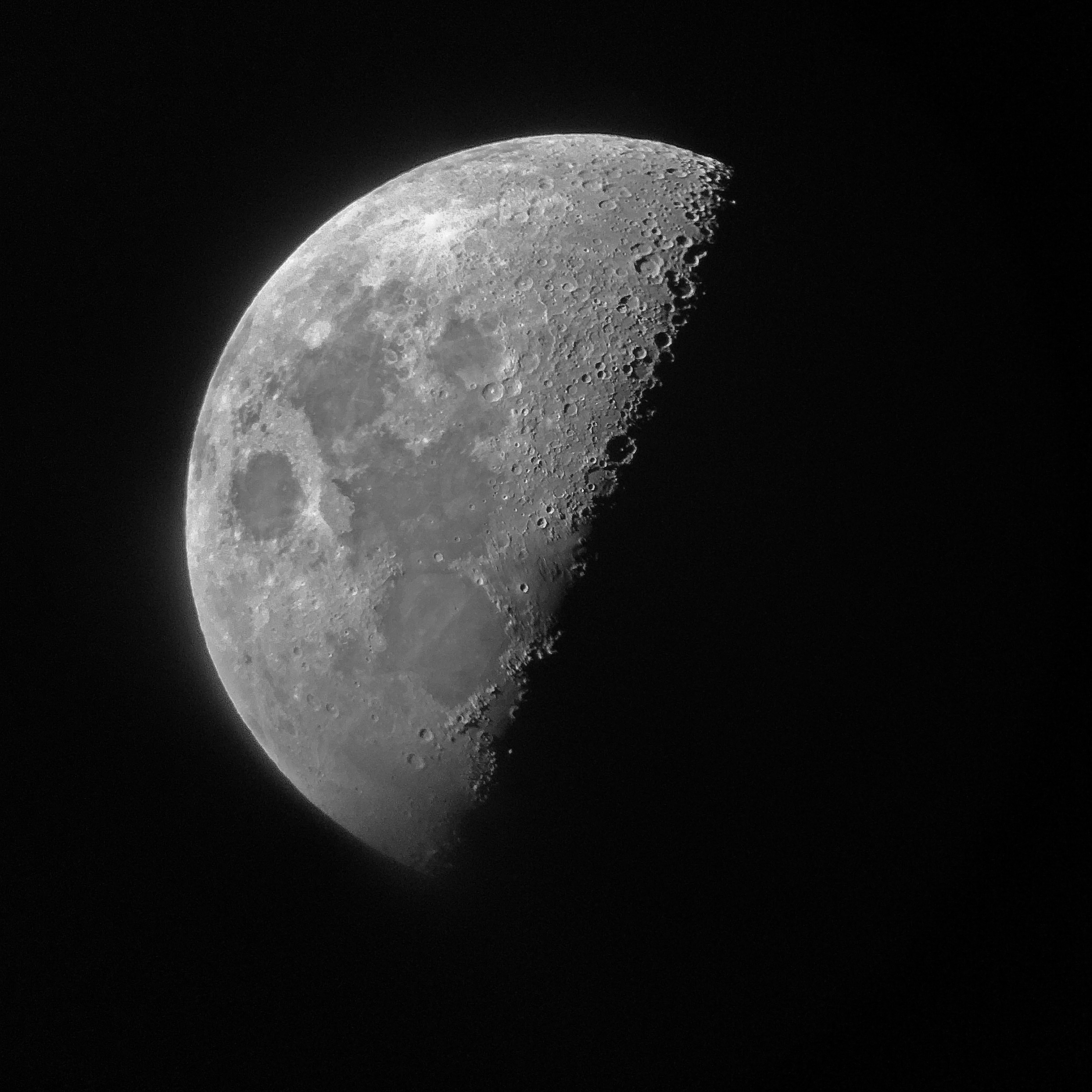 Photo: First Quarter Moon, October 5, 2019.