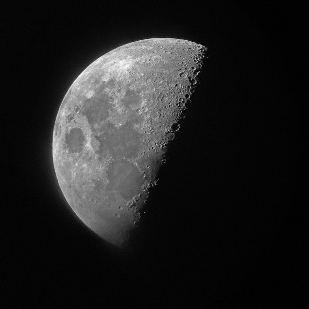Photo: First Quarter Moon, October 5, 2019.